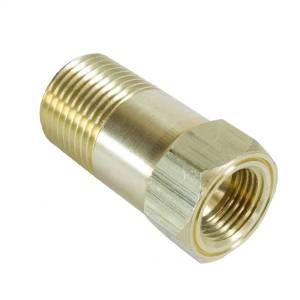 AutoMeter FITTING ADAPTER 1/2in. NPT MALE EXTENSION BRASS FOR MECH. TEMP. GAUGE - 2270