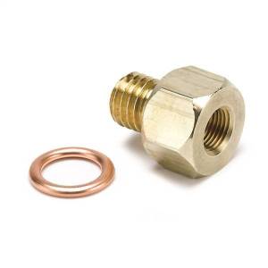 AutoMeter FITTING ADAPTER METRIC M12X1.75 MALE TO 1/8in. NPTF FEMALE BRASS - 2278
