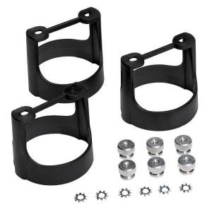 AutoMeter GAUGE BRACKET KIT 2 5/8in. BLACK COMPOSITE QTY 3 - 3245