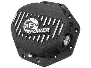 aFe - AFE Rear Differential Cover (Black Machined; Pro Series); Dodge/RAM 94-14 Corporate 9.25 (12-Bolt) - 46-70272 - Image 1