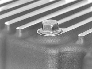 aFe - aFe Street Series Engine Oil Pan Raw w/ Machined Fins; 11-17 Ford Powerstroke V8-6.7L (td) - 46-70320 - Image 5