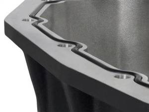 aFe - AFE Pro Series Engine Oil Pan Black w/Machined Fins; 11-16 Ford Powerstroke V8-6.7L (td) - 46-70322 - Image 4