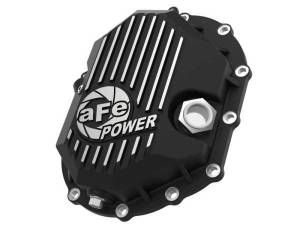 aFe - AFE Power 11-18 GM 2500-3500 AAM 9.25 Axle Front Differential Cover Black Machined Street Series - 46-71050B - Image 1