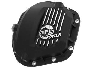 aFe - aFe Pro Series Dana 60 Front Differential Cover Black w/ Machined Fins 17-20 Ford Trucks (Dana 60) - 46-71100B - Image 1