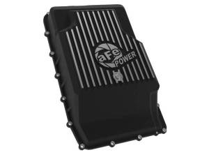 aFe - aFe 17-24 Ford F-150 10R60/10R80 Pro Series Rear Transmission Pan Black w/ Machined Fins - 46-71330B - Image 3