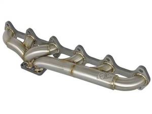 aFe - aFe Twisted Steel Header w/ T4 Turbo Manifold 03-07 Dodge Diesel L6-5.9L - 48-32018 - Image 1