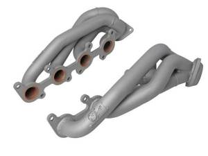 aFe - aFe Ford F-150 15-22 V8-5.0L Twisted Steel 1-5/8in to 2-1/2in 304 Stainless Headers w/ Titanium Coat - 48-33025-1T - Image 1