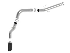 aFe - aFe ATLAS 5in Alum Steel DPF-Back Exhaust System w/Black Tip 19-20 Ram Diesel Trucks L6-6.7L (td) - 49-02075-B - Image 4