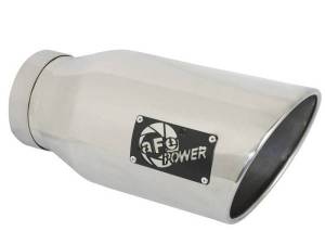 aFe - aFe ATLAS 5in Alum Steel DPF-Back Exhaust System w/Polished Tip 19-20 Ram Diesel Trucks L6-6.7L (td) - 49-02075-P - Image 2