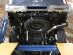 aFe - aFe ATLAS 5in DPF-Back Alum Steel Exhaust System w/Black Tip 2017 Ford Diesel Trucks V8-6.7L (td) - 49-03090-B - Image 2