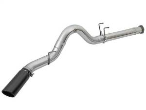 aFe - aFe ATLAS 5in DPF-Back Alum Steel Exhaust System w/Black Tip 2017 Ford Diesel Trucks V8-6.7L (td) - 49-03090-B - Image 7