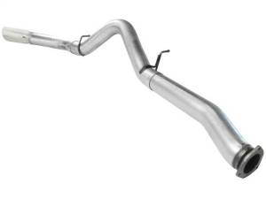 aFe - aFe ATLAS 5in DPF-Back Alum Steel Exhaust System Polished Tip GM Diesel Trucks 7.5-10 V8-6.6L td LMM - 49-04040-P - Image 2