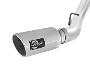 aFe - aFe Atlas Exhaust 4in Dual DPF-Back Al Steel w/ Pol Tips 16-17 GM Diesel Truck V8-6.6L (td) LML - 49-04080-P - Image 4