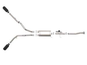 aFe - aFe Gemini XV 3in 304 SS Cat-Back Exhaust 15-20 Ford F-150 V6 2.7L/3.5 w/ Black Tips - 49-33123-B - Image 10