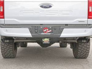 aFe - aFe Gemini XV 3in 304 SS Cat-Back Exhaust 2021 Ford F-150 V6 2.7L/3.5L (tt)/V8 5.0L w/ CO Black Tips - 49-33129-B - Image 9