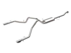 aFe Vulcan Series 3in 304SS Cat-Back w/ Polished Tips 15-20 Ford F-150 V6 2.7L/35L(tt) / V8 5.0L - 49-33130-P