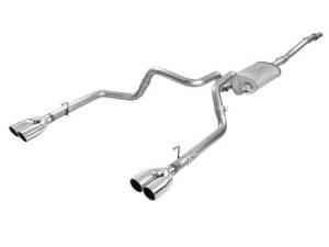 aFe Vulcan Series 3in-2-1/2in 304 SS Cat-Back 2019 GM Silverado 1500 V8-5.3L w/ Polished Tips - 49-34104-P