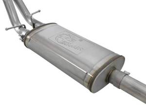 aFe - aFe Gemini XV 3in 304 SS Cat-Back Exhaust w/ Cutout 19-21 GM Silverado/Sierra 1500 V8- w/ Black Tips - 49-34139-B - Image 3