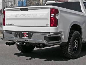 aFe - aFe Gemini XV 3in 304 SS Cat-Back Exhaust w/ Cutout 19-21 GM Silverado/Sierra 1500 V8- w/ Black Tips - 49-34139-B - Image 6