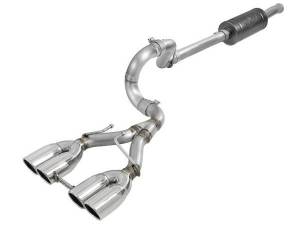 aFe - aFe Rebel Series 2.5in 304 SS Cat-Back Exhaust w/ Polished Tip 18-20 Jeep Wrangler (JL) - 49-38073-P - Image 1