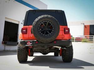 aFe - aFe 20-21 Jeep Wrangler Large Bore-HD 3in 304 Stainless Steel DPF-Back Exhaust System - Black Tip - 49-38092-B - Image 3