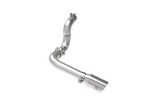 aFe 20-21 Jeep Wrangler Large Bore-HD 3in 304 Stainless Steel DPF-Back Exhaust System - Polished Tip - 49-38092-P
