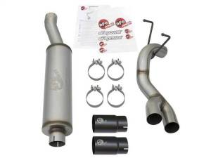 aFe - aFe Rebel Series 3-1/2in 409 SS Cat-Back Exhaust System w/Black Tip RAM 2500/3500 14-17 V8 6.4L - 49-42057-B - Image 6