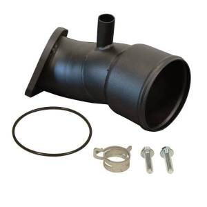 BD Diesel Turbo Intake Horn 409 Stainless Steel Black Powder Coat - 1045630