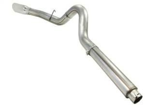 aFe - aFe MACHForce XP 5in DPF-Back Stainless Steel Exh Sys, polished tip,Ford Diesel Trucks 08-10 V8-6.4L - 49-43054-P - Image 4