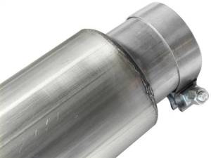 aFe - aFe MACHForce XP 5in DPF-Back Stainless Steel Exh Sys, polished tip,Ford Diesel Trucks 08-10 V8-6.4L - 49-43054-P - Image 7