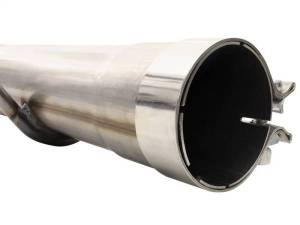 aFe - aFe MACHForce XP Exhaust 3in-3.5in SS Single Side Ext CB w/ Polish Tip 99-04 Ford F-250 V8 5.4L/6.8L - 49-43076-P - Image 4