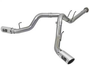 aFe POWER 4in DPF-Back SS Exhaust System 2017 Ford Diesel Trucks V8-6.7L (td) - 49-43092-P