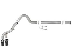 aFe - aFe Power 11-14 Ford F250/F350 6.7L Diesel Rebel XD 4in 409 SS DPF-Back Exhaust System - Black Tips - 49-43120-B - Image 5