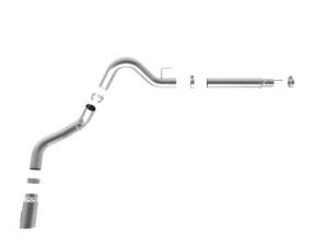 aFe - aFe 2021 Ford F-150 V6-3.0L (td) Large Bore 409 SS DPF-Back Exhaust System w/ Polished Tip - 49-43143-P - Image 6