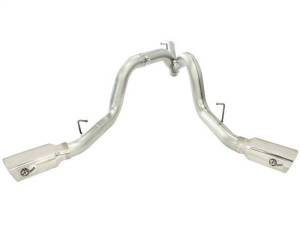 aFe - aFe MachForce XP Exhaust 4inch DP-Back All SS 2011-14 GM Diesel Trucks V8-6.6L LML Polished - 49-44043-P - Image 5