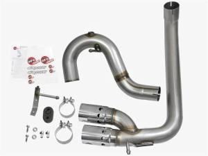 aFe - aFe Rebel Series DPF-Back 3in Side Exit SS Exhaust w/ IC Polished Tips 2016 GM Colorado/Canyon 2.8L - 49-44065-P - Image 6