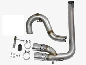 aFe - aFe Rebel Series DPF-Back 3in Side Exit SS Exhaust w/ IC Polished Tips 2016 GM Colorado/Canyon 2.8L - 49-44065-P - Image 7