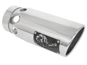 aFe - aFe Large Bore-HD 5 IN 409 SS DPF-Back Exhaust System w/Polished Tip 20-21 GM Truck V8-6.6L - 49-44125-P - Image 5