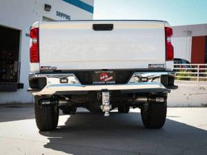 aFe - aFe Large Bore-HD 4in 409SS DPF-Back Exhaust System w/Black Tip 20 GM Diesel Trucks V8-6.6L (td) L5P - 49-44126-B - Image 3