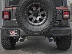 aFe - aFe Rebel Series 2.5in 409 SS Cat-Back Exhaust w/ Black Tips 18-19 Jeep Wrangler (JL) V6 3.6L - 49-48076-B - Image 4