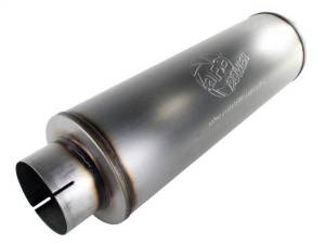 aFe MACHForce XP Exhausts Mufflers SS-409 EXH Muffler 5 ID In/Out 8 Dia - 49-91012