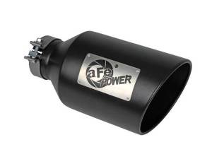 aFe Power MACH Force-Xp 409 Stainless Steel Clamp-on Exhaust Tip Black - 49T40801-B15