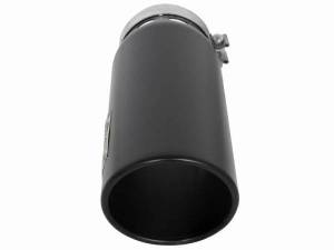 aFe - aFe MACHForce XP Cat-Back SS-304 5in Interooled Exhaust Tip 5in In x 6in Outx16inL Bolt-On Right Blk - 49T50601-B161 - Image 2