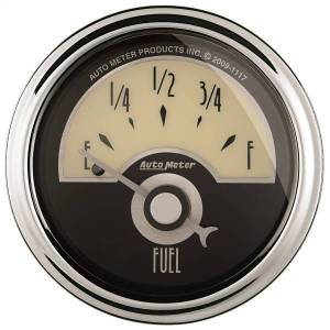 AutoMeter GAUGE FUEL LEVEL 2 1/16in. 240OE TO 33OF ELEC CRUISER AD - 1107
