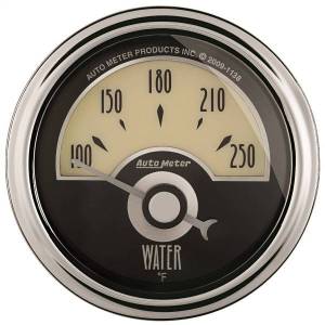 AutoMeter GAUGE WATER TEMP 2 1/16in. 250deg.F ELEC CRUISER AD - 1136