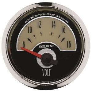 AutoMeter GAUGE VOLTMETER 2 1/16in. 18V ELEC CRUISER - 1193