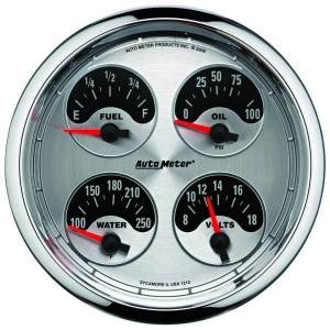 AutoMeter GAUGE QUAD 5in. 0OE TO 90OF ELEC AMERICAN MUSCLE - 1225