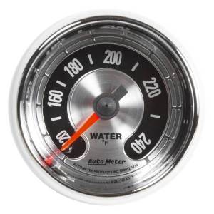 AutoMeter GAUGE WATER TEMP 2 1/16in. 240deg.F MECH AMERICAN MUSCLE - 1232