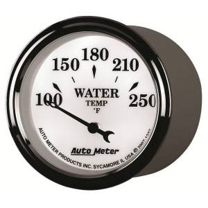 Autometer - AutoMeter GAUGE WATER TEMP 2 1/16in. 250deg.F ELEC OLD TYME WHITE II - 1237 - Image 3