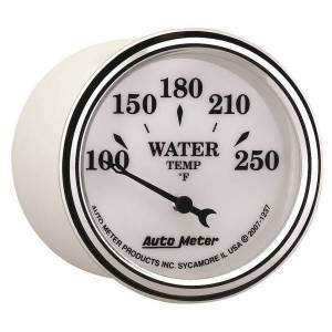 Autometer - AutoMeter GAUGE WATER TEMP 2 1/16in. 250deg.F ELEC OLD TYME WHITE II - 1237 - Image 4